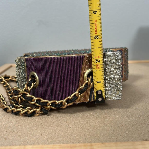 Mary Frances vintage Egyptian Crossbody Box Bag rare collectible - Picture 16 of 16